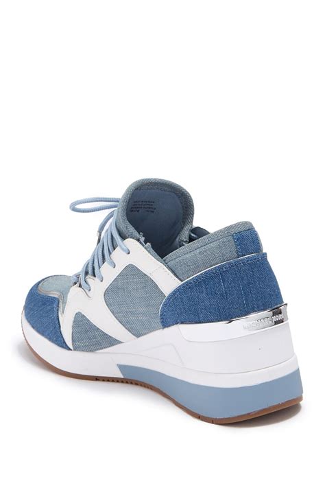 michael kors denim sneakers|Michael Kors wide width shoes.